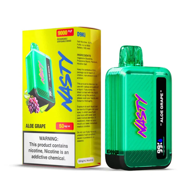 Nasty Bar 9K Aloe Grape – 5% Nicotine | 9,000 Puffs