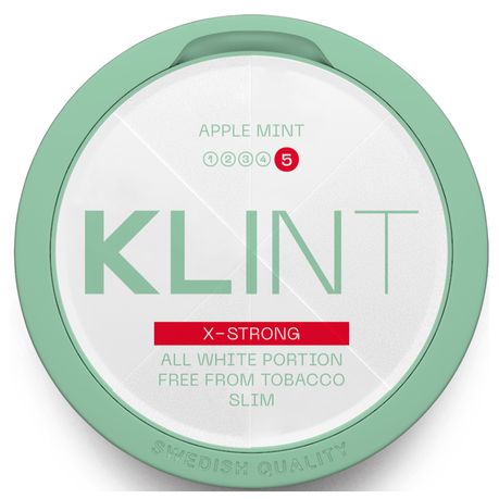 KLINT - Apple Mint 14mg - Nicotine Pouches – Crisp, Cool & Refreshing