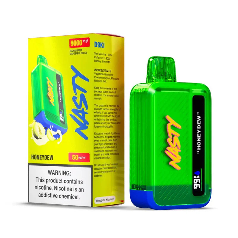 Nasty Bar 9K Honeydew – 5% Nicotine | 9,000 Puffs