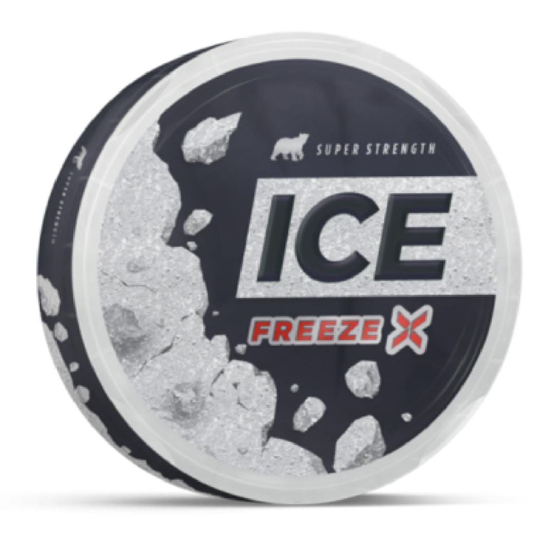 ❄️ ICE Freeze X 38mg Nicotine Pouches – Intense Menthol & Ultra-Strong Hit