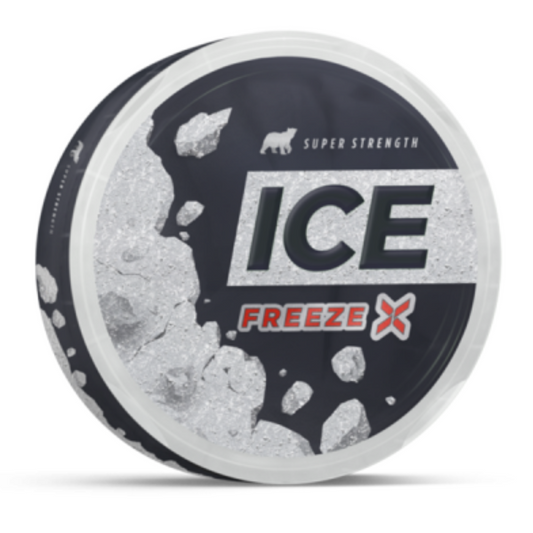 ❄️ ICE Freeze X 38mg Nicotine Pouches – Intense Menthol & Ultra-Strong Hit