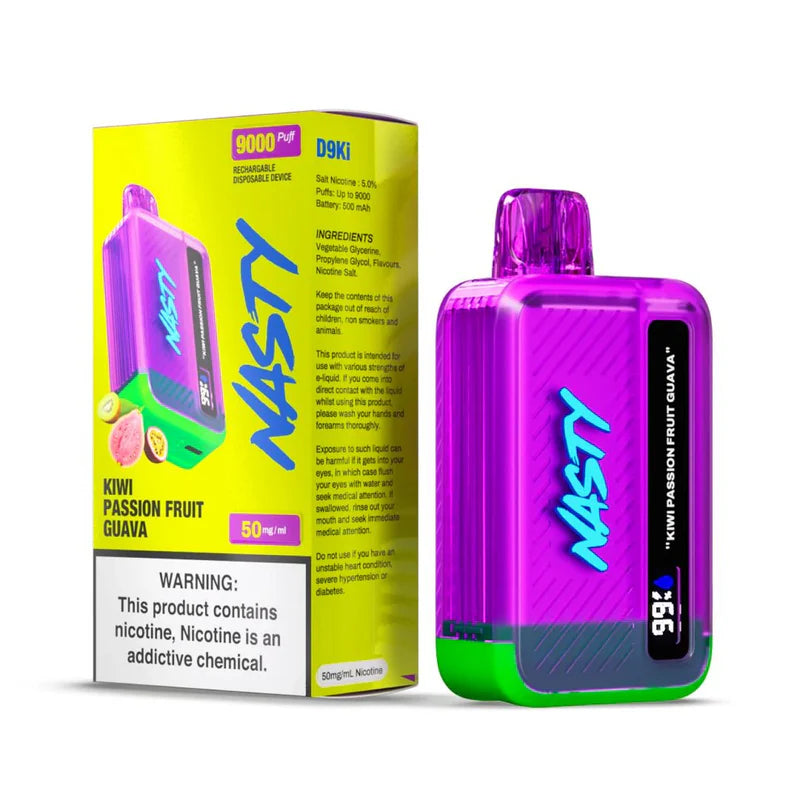 Nasty Bar 9K Kiwi Passionfruit – 5% Nicotine | 9,000 Puffs