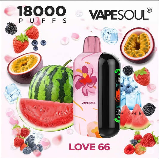 Vapesoul 18K Love 66 – 18,000 Puffs Disposable Vape