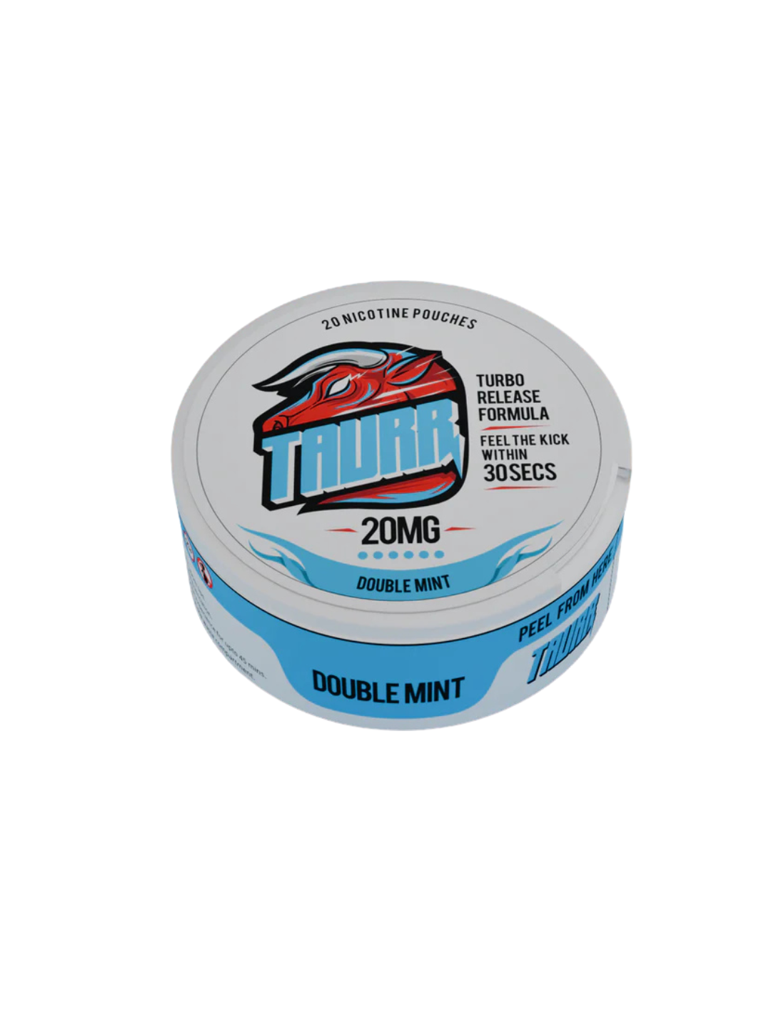 TAURR Double Mint 20mg Nicotine Pouches