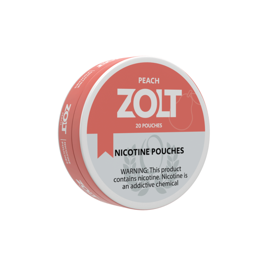 ZOLT Peach 15mg Nicotine Pouches – Smooth, Sweet & Tobacco-Free