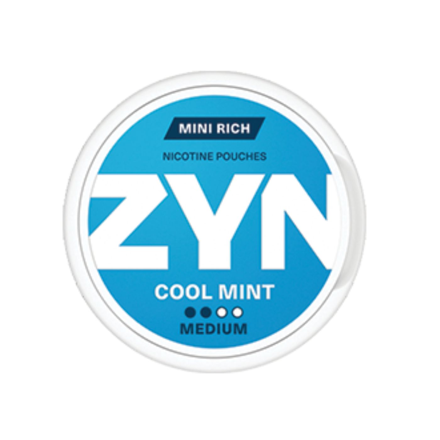 ZYN Medium Cool Mint Mini Rich Nicotine Pouches