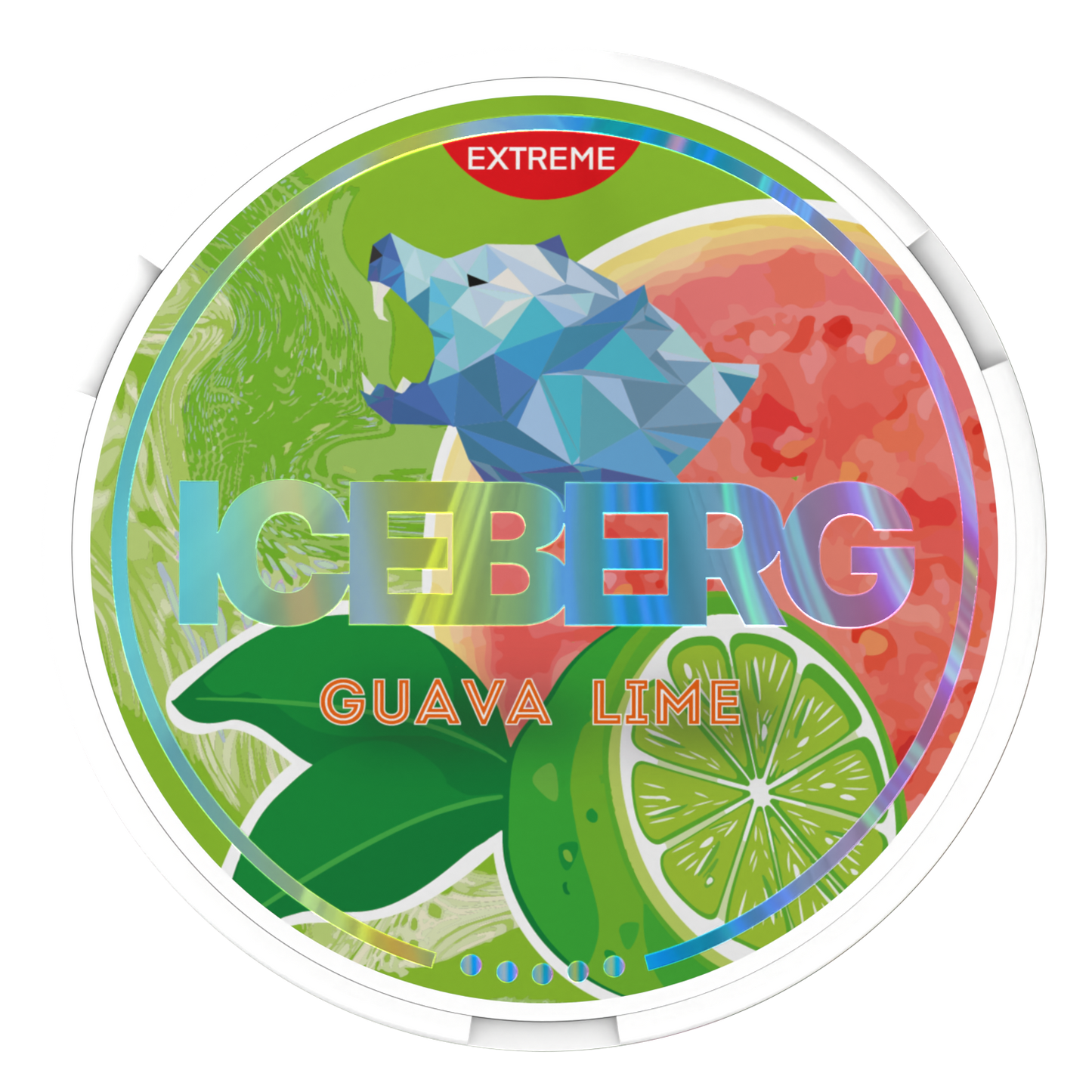 Iceberg Guava Lime 50mg Nicotine Pouches – Zesty Powerful Snus