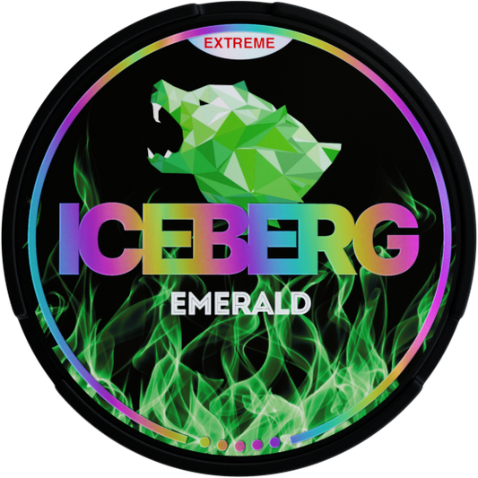 Iceberg Emerald 50mg Nicotine Pouches – Fresh & Powerful Snus