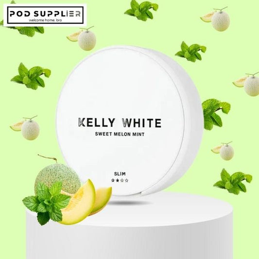 Kelly White Sweet Melon Mint 8mg Nicotine Pouches