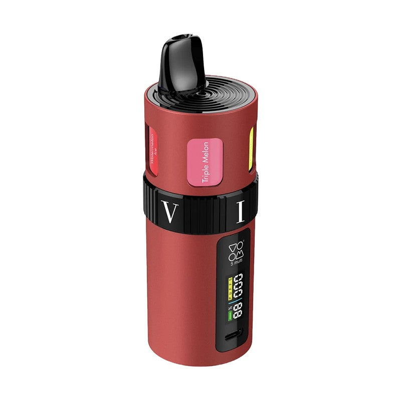 VOOM 5-in-1 Red Edition – Reusable Vape with 10,000 Puffs