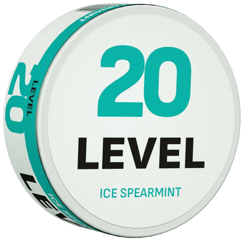 Image of Level 20 Ice Spearmint Nicotine Pouch
