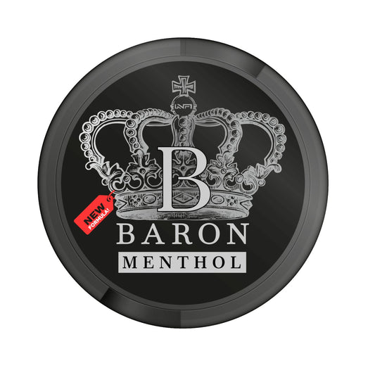 Baron Menthol 50mg Nicotine Pouches / Snus