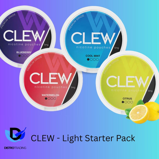 CLEW Light Starter Pack (4 Flavours – 5mg)