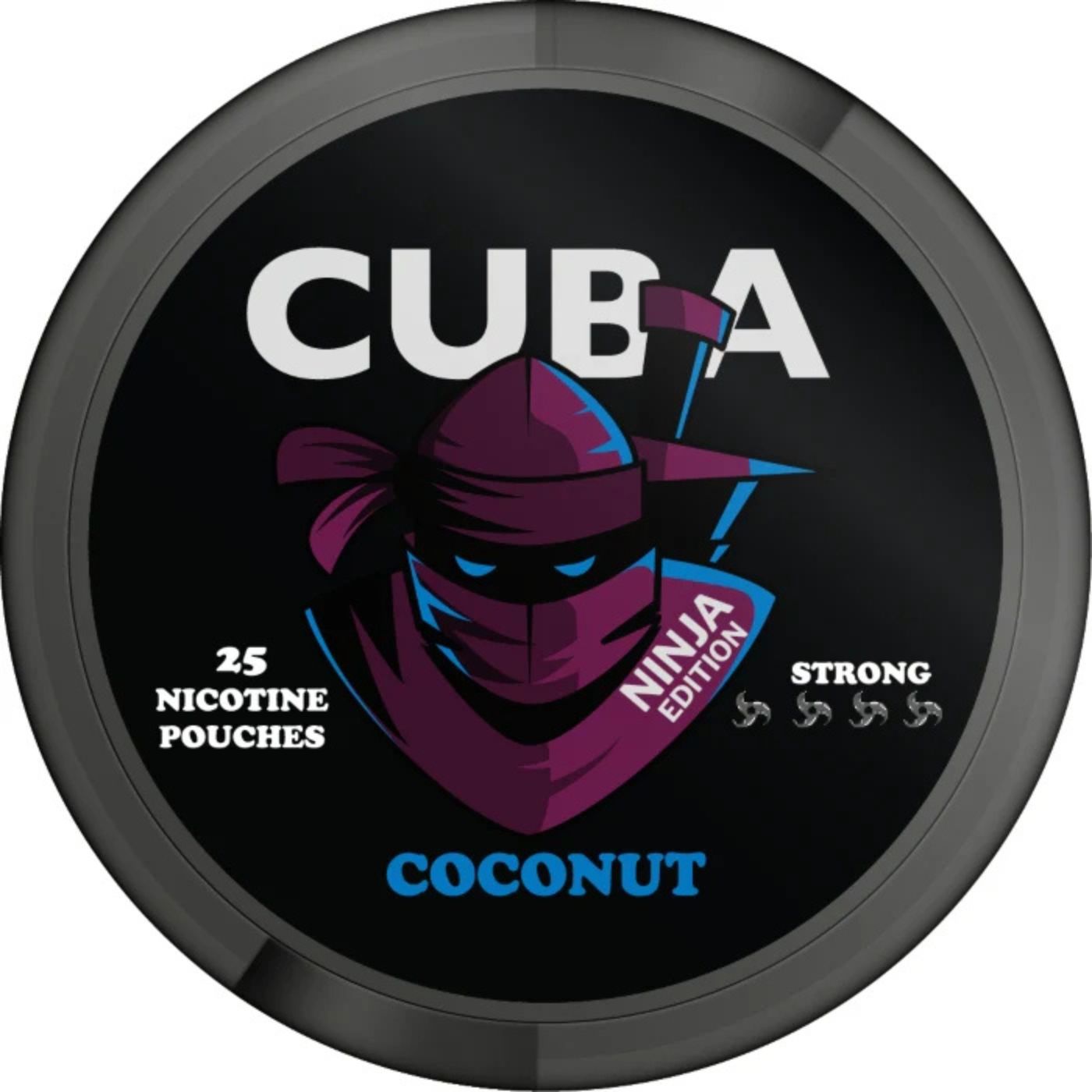 Cuba Ninja Coconut 30mg Nicotine Pouches