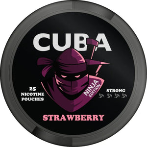 Cuba Ninja Strawberry 30mg Nicotine Pouches