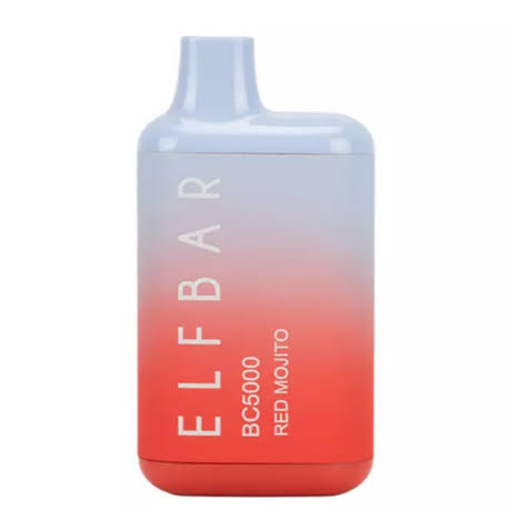 Elfbar Red Mojito Disposable Vape 5000 Puff packaging and device