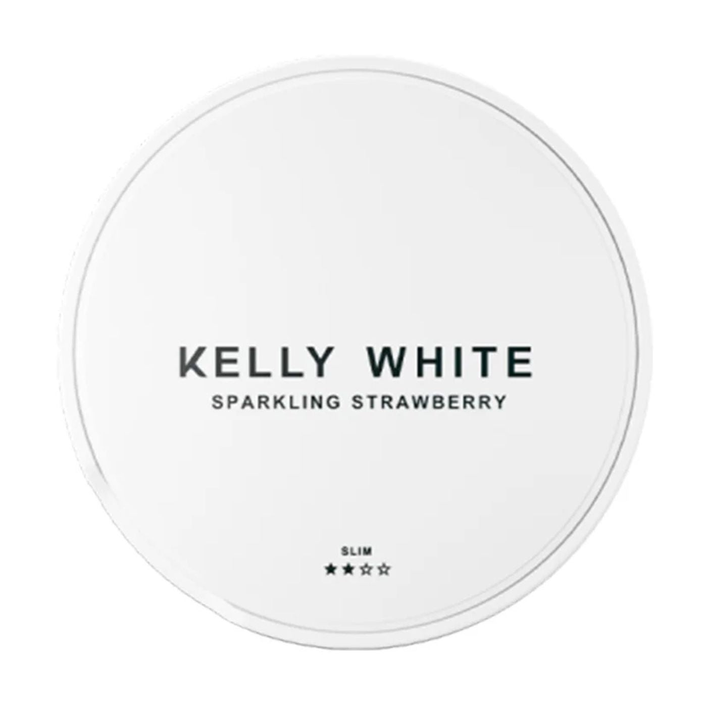Kelly White Sparkling Strawberry 8mg Nicotine Pouches