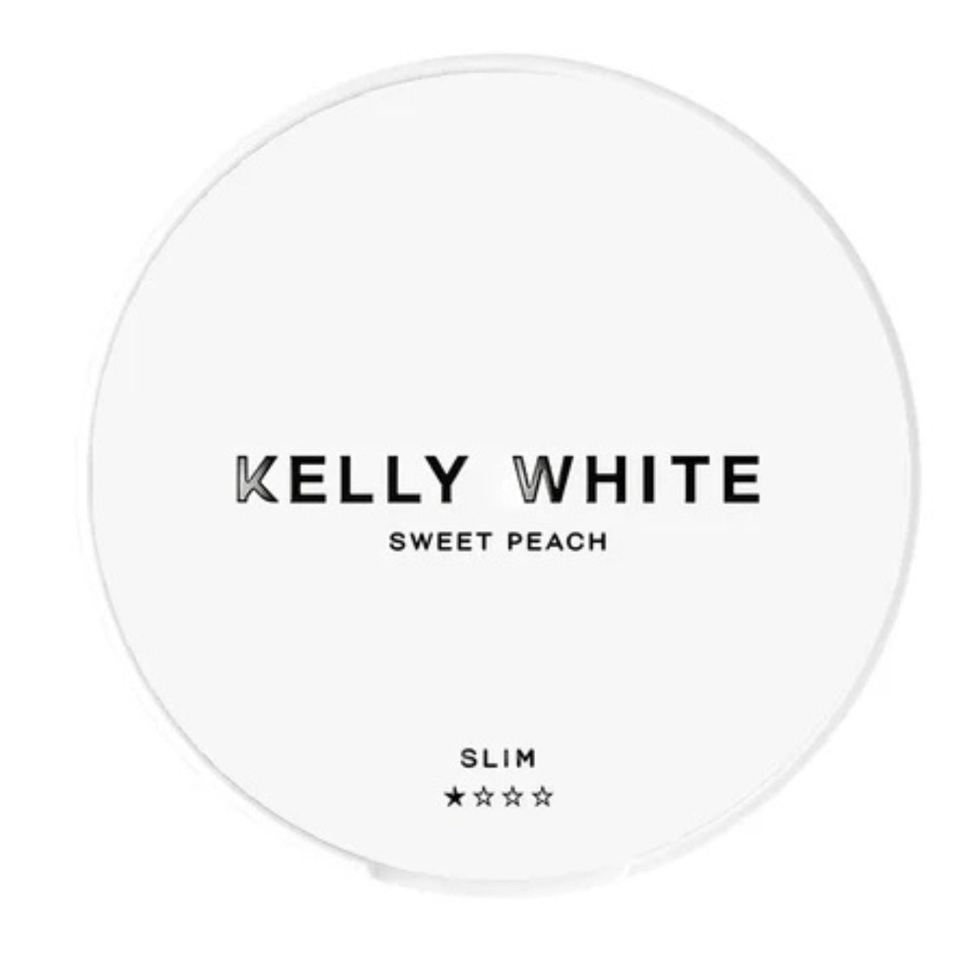 Kelly White Sweet Peach Strong 8mg Nicotine Pouches