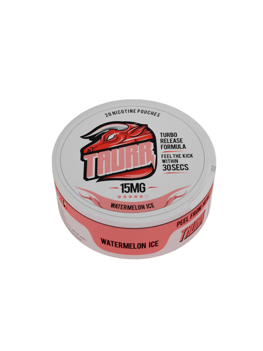 TAURR Watermelon Ice 15mg Nicotine Pouches