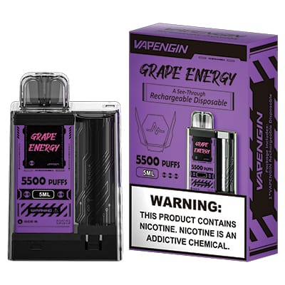 Image of Vapengin Grape Energy Disposable Vape (5500 Puffs)

