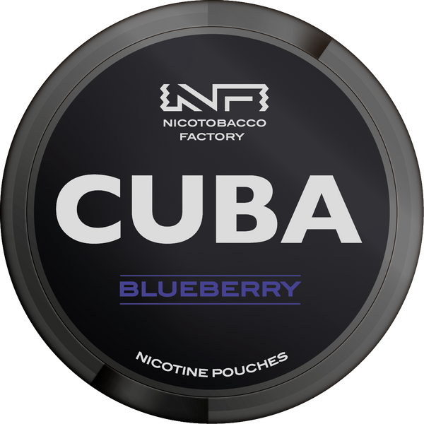 Cuba Black Nicotine Pouches - Blueberry 43mg