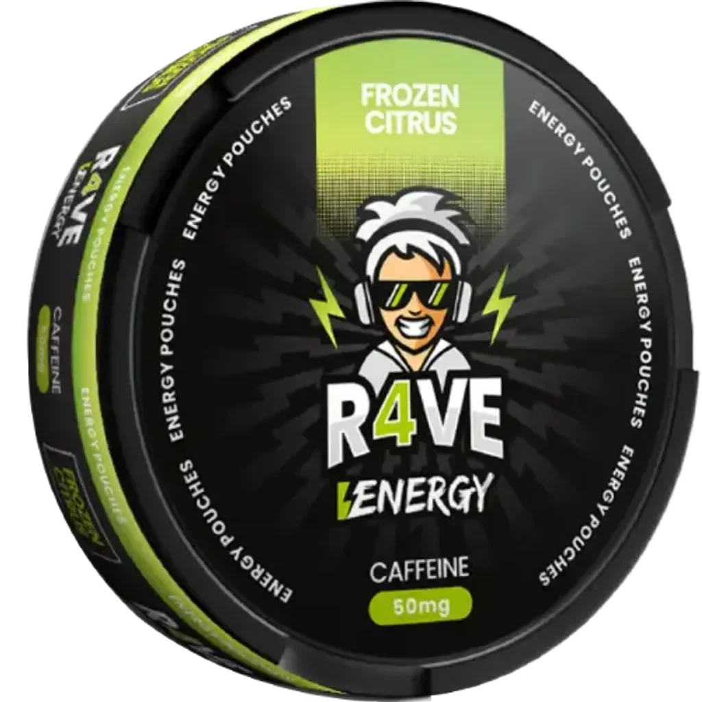 R4VE - Energy Frozen Citrus - 50mg Caffeine Pouch