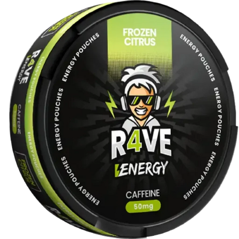 R4VE - Energy Frozen Citrus - 50mg Caffeine Pouch