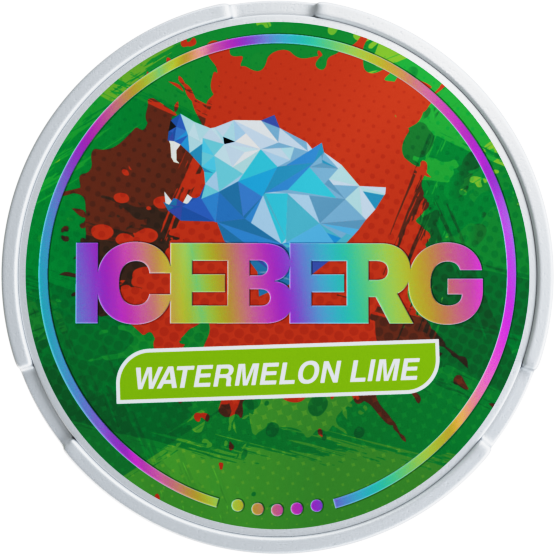 Image of Iceberg Watermelon Lime 50mg Nicotine Pouch

