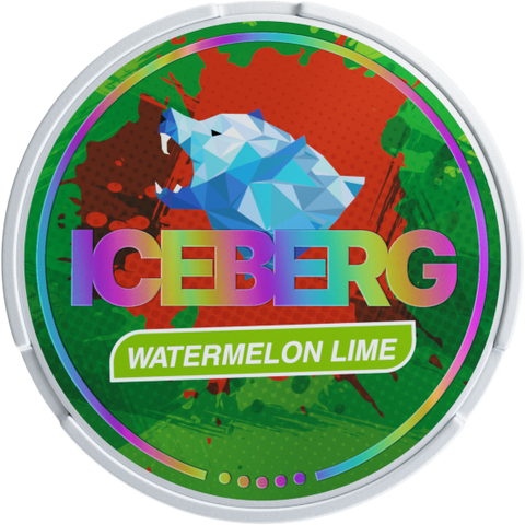 Image of Iceberg Watermelon Lime 50mg Nicotine Pouch

