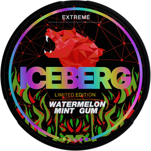 Image of Iceberg Watermelon Mint Gum 50mg Nicotine Pouch

