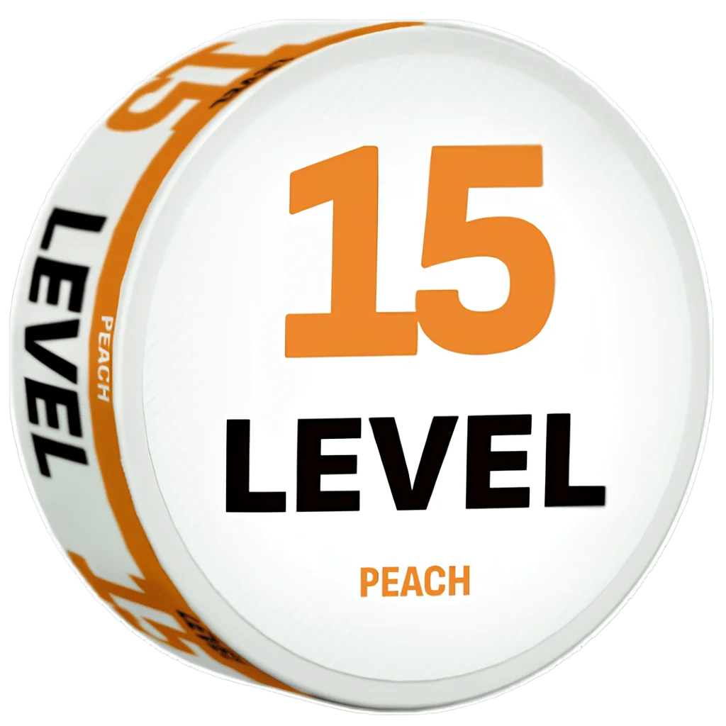 Image of Level 15 Peach Nicotine Pouch
