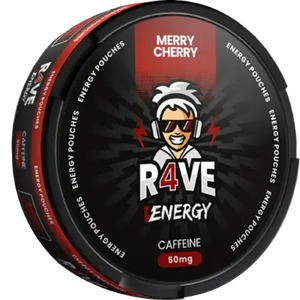 R4VE - Energy Merry Cherry - 50mg Caffeine Pouch