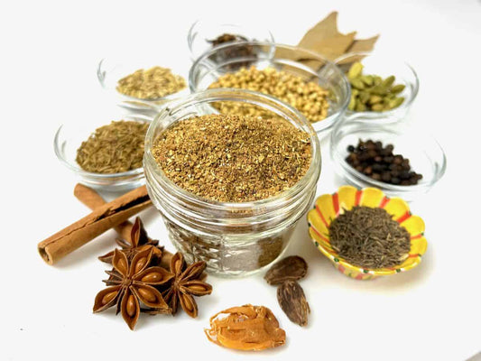 Biryani Mix Fine 100g in a glass bowl with aromatic spices